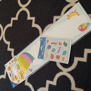 Carson Dellosa Spring Mini Bulletin Board Set and Stickers - NWT